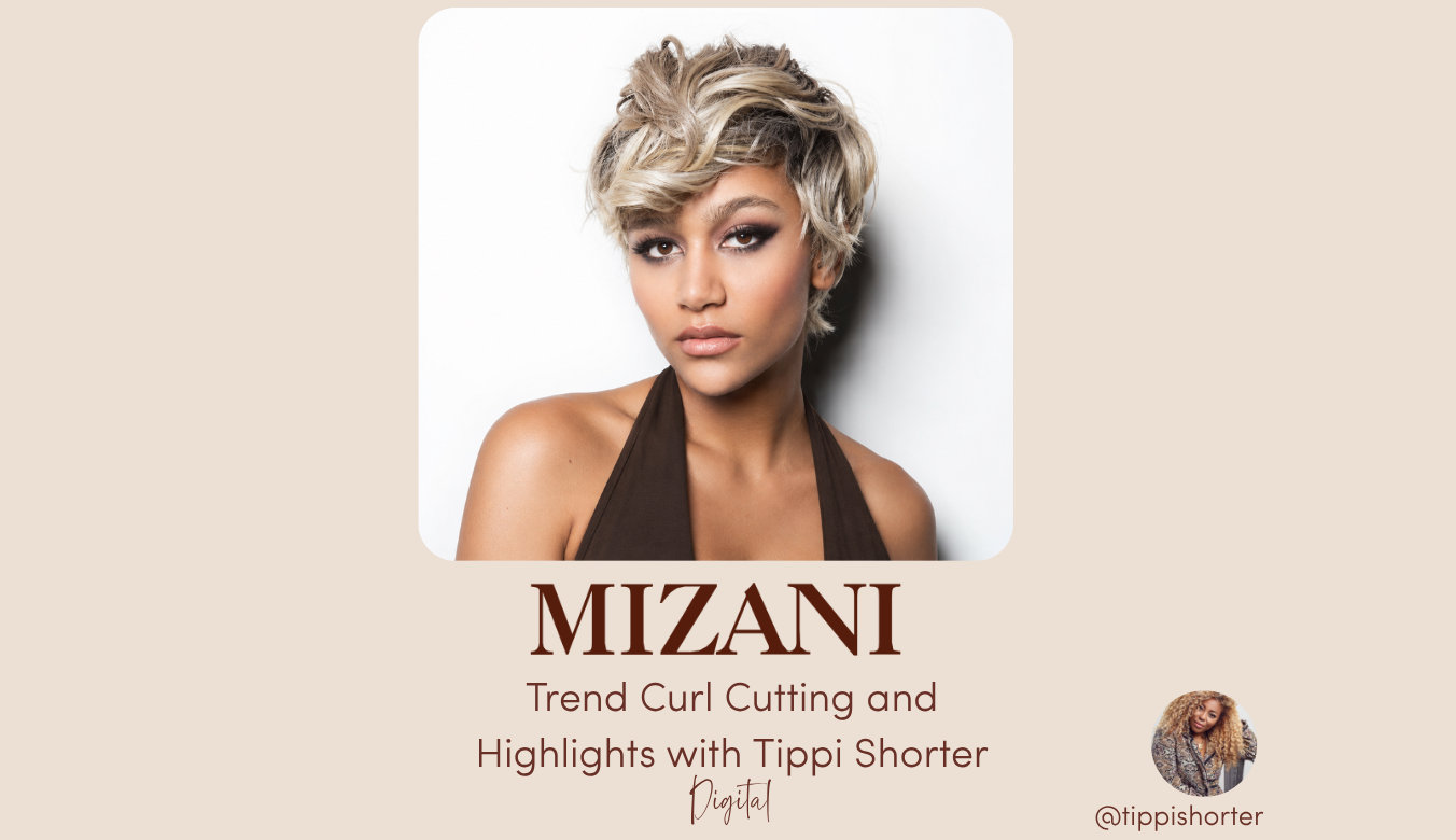 Mizani Trend Curl Cutting and Highlights class artwork